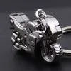 Ny motorcykel nyckelkedja charm metall nyckelring män kvinnor bil nyckelring 4 färg nyckel hållare bästa present smycken g1019