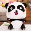 22/32 / 45cm Kawaii Bebê Barramento Panda Kawaii Brinquedo De Pelúcia Animais Recheados boneca macia bonito dos desenhos animados almofada de almofada para crianças 210724
