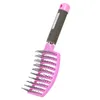 Hair Brushes Curved Vented Brush Anti-Static Comb Wet Dry Hairdressing Styling Tools For Men Women Salon Home Use