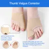 8шт / комплект Рукава Bunion Hallux Valgus корректор для ног Выравнивание ног Сепаратор для ног Метатарсионная разбивка ортотенки боли помоглость