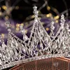 Tiaras And Crown HADIYANA Trendy Gorgeous Women Wedding Hair Accessories Party Jewelry Zirconia BCY8955 Princesa Clips & Barrettes