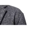 Gray Wool Blend Pea Coat Men Winter Casual Men's Stylish Trench Coats Slim Fit Single Breasted Male Windbreaker Overcoat 210522