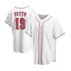 Cincinnati Reds Jersey 6 Jonathan India Baseball Jerseys mlb jerseys 63 Blake Trahan 58 Luis Castillo 27 تريفور باور 19 جوي Votto Johnny Bench Mike  مخصص جيرسي