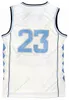 Ship From US Michael MJ #23 Basketball Jersey Men's All Stitched Blue White Black Size S-3XL Top Quality Jerseys