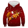 Fashion Christmas Children's Hoodie Clothes Boys Girls Clothing Sweater Tops Tee 220115