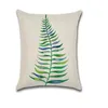 Посадить подушкой подушкой тропический дерево зеленый бросок подушки окрашенные листья декоративные подушки для диван -автомобиля Дома