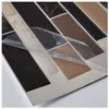 Art3d 30x30cm 3d väggklistermärken Självhäftande Vattentät Brown Tan Beige Marmor Skal och Stick Backsplash Tile för kök Badrum, Bakgrundsbilder (10-bitars)