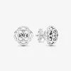 2021 Mothers Day Rose Petals Stud Earrings for Women 925 Sterling Silver Earring Brincos Fine Jewelry Wholesale 299371c01