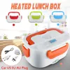 12/110/220V Bärbar elvärme Lunchbox Bento Storage Hem Kontorsskolan Rice Container Food Warmer 210709