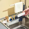 Kitchen Storage & Organization Sink Shelf Sinks Organizer Soap Towel Sponge Holder Drain Rack Basket Gadgets AccessoriesTool