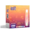 Randm Dazzle 100% Original Glödande 1000 Engångs-E-cigarett 1000Puffs R och M RGB Light Tube Vapes Pen Plus RM Bang XXL