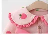 2021 Autumn Newborn Baby Girls Cute Bow Dress for Baby 1st Birthday Princess Dresses Toddler Girl Clothes Infant Clothing G1129