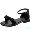 Sandals Shoes Summer Soft Soles Comfortable Low Heels With One Line Strap Roman