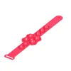 Толкание пузырьковые браслеты игрушки головоломки Music Music Silicone Bracelet Toy Sensory Cring Нажатие шариковой шарнир часов H426053747060