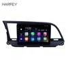 Carro DVD GPS Stereo Player Android 10.0 Mão esquerda Head Unit 9 "2din Multimedia para 2016-Hyundai Elantra Suporte SWC