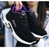 Zapatos de mujer, otoño 2021, parte superior de cuero mate, suela suave, zapatos para correr, zapatos deportivos coreanos informales con cojín para mujer PN113