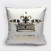 Cushion Supersoft Velvet Bronzing Pillow Cover Christmas Cover Home Decor Gold Stamp Pillow Decorative Sofa LOVE Pillow Case LLA7169