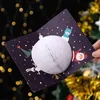 Karty pozdrowienia Dekoracja przyjęcia urodzinowa Świąteczna karta Snowman 3D Trójwymiarowe zaproszenia na prezenty z kreskówek