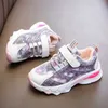 Girls Sneakers Spring and Autumn Style Light Casual Shoes Trendy Moda All-Match Boy Buty sportowe 210713