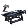 Barcos eléctricos / RC EBOYU TM Double Horse DH7014 Radio Control 2.4GHZ 4CH Velocidad RC Barco de alto rendimiento Impermeable SpeedBoat con Display Rack RTR 201204