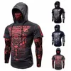 Men Training T Shirt Fitness Tight Long Sleeve Sport Tshirt Jogging Shirts Gym Sportswear