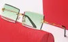Nuovo Fashion Wood Buffalo Horn Style9065 Occhiali da sole a colori misti da sole in lega di titanio Myopia Frame da uomo Donne Le lenti di protezione Uv400 di alta qualità sono dotate di scatola rossa