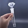 Gros accessoires outil épais 10 cm verre downstem 14 mm femelle à 18 mm mâle verre eau vers le bas tige avec bol de tabac en verre pour pipe à eau bongs