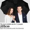 Mulheres resistentes ao vento Totalmente guarda-chuva chuva mulheres para homens 3dfuling presente parasol compacto grande viagens carro 10k 210626