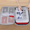 Storage Bags Fireproof Large Capacity Documents Electronic Gadgets Bank Card Zip Handbags Waterproof Home Office Business Pouch