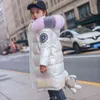 Warm 80% witte eend donsjack voor meisje winter kleding kinderen dikker bovenkleding kleding parka kinderen jas Snowsuit 5-16Y 211203
