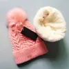 Designer femmes hiver velours bonnet pompon épaissir chapeau chaud pour câble extensible doux automne tricoté pompons conception bonnets chapeaux patchwork femme crâne casquettes fille casquette de ski