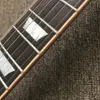 E-Gitarre im neuen Stil 2021, Decke aus geflammtem Ahorn, Bundbindung, Tune-o-Matic-Steg, Gitarre mit Palisandergriffbrett