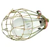 Okładki lampy Odcienie 1 sztuk Metalowa żarówka Clamp Vintage Light Cage Wiszące Wisiorek Przemysłowy Dekoracje do domu