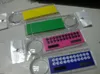 Calculadora de regla transparente solar de 10 cm con suministros de calculadora de tarjetas de lupa de lupa