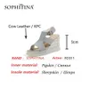 SOPHITINA été femmes chaussures plate-forme moderne confortable habillage à la mode Peep Toe cheville boucle sandales compensées FO311 210513