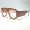 Zonnebril Voor Mannen en Vrouwen Zomer stijl Anti-Ultraviolet 0980S Retro Plaat Plank Rechthoek Full frame mode Brillen willekeurige Doos