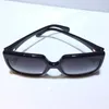 Óculos de sol feminino para o estilo de verão 0876 anti-ultravioleta placa retrô retângulo armação invisível óculos de moda caixa aleatória 0876S