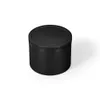 Empty Aluminum Cosmetic Containers Pot Lip Balm Jar Tin For Cream Ointment Hand Cream Packaging Box 10-15-20-30-50-60-80-100-150ml (Black) DH9480