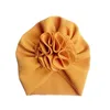 Mignon solide rayure fleur bébé filles chapeau infantile enfant en bas âge enfants fille noeud Turban enfants bonnet casquette Photo accessoires cadeaux 0445