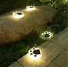 Solar Lawn Lamp New Garden Plug-in solljus LED Underground Ljus Landskap Ljuspowered Väggdekoration Nödgata Ljus