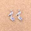 133pcs Antique Silver Bronze Plated high-heeled shoes Charms Pendant DIY Necklace Bracelet Bangle Findings 20*11mm