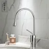 Grifos para lavabo de baño, grifo para lavabo, mezclador de latón dorado cepillado, construcción de cobre macizo, grifos simples de estilo del norte de Europa 8164759