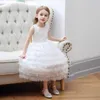 Robe de fille de fleur enfants es pour filles paillettes gâteau robe de bal fête de mariage princesse enfants vêtements E7162 210610