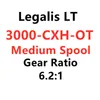 Mulinello da pesca originale Legalis LT 3000-C-OT 3000-C 3000-CXH 4000D-C 4000D-CXH 5000D-C 5000D-CXH 6000D 6000D-H