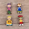 PINS, Broşlar BG1005 Anime Emaye Pins 90 S Classics Metal Karikatür Broş Pin Sırt Çantası Şapka Çanta Yaka Yaka Rozeti Kadın Moda Takı Hediye