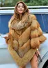 فو الفراء معطف المرأة الفراء الشتاء الدافئة المتضخم طويلة الأكمام الفاخرة كيب المعطف معطف البلوز سترة أبلى حجم كبير 211123
