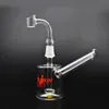 Rookwaterpijp Mobius matrix Sidecar Glas Bong Bongcage PERC BUBBLER RECYCLER DAB Rig met 14 mm Banger Nail en Oil Burner