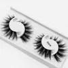 2021 2 pary Długie grube 25mm Lashes 5D False rzęsy Dramatyczny Wispy Fluffy Full Strip Lashes Handmade