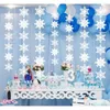 Romantique flocon de neige rideau décoration extérieure pour la maison Navidad guirlandes décor de noël noël WY1386