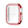 Per Apple Watch Series 6 5 4 SE 3 2 1 Custodia Bling Crystal Diamonds PC Custodia protettiva per paraurti Custodia per Iwatch 38mm 40mm 42mm 44mm Alta qualità